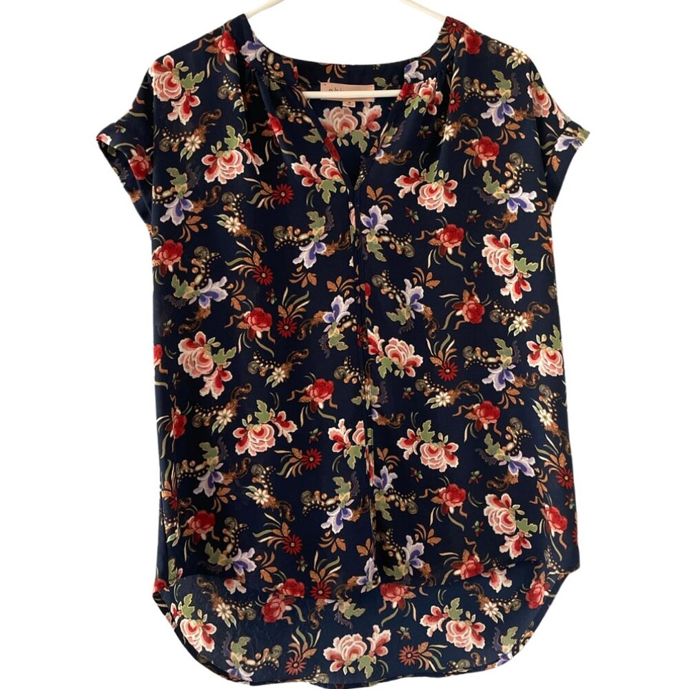 Philosophy Floral Blouse – Size M | Elegant Romantic Vintage-Inspiration